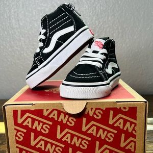 Sk8-Hi Zip BLACK TODDLER